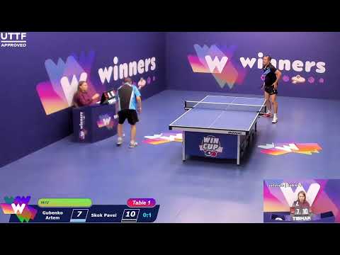 WINners CUP table 1 10.09 Gubenko Artem - Skok Pavel 20:30