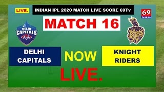 LIVE Cricket Scorecard - DC vs KKR | IPL 2020 - 16th Match | Delhi Capitals vs Knight Riders | 69Tv