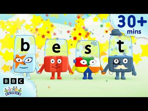 一起度過最美好的一天！| 兒童識字拼寫學習合集 | Alphablocks (Let's Have the Best Day Ever! | Learn to Read and Spell for Kids Compilation | Alphablocks)