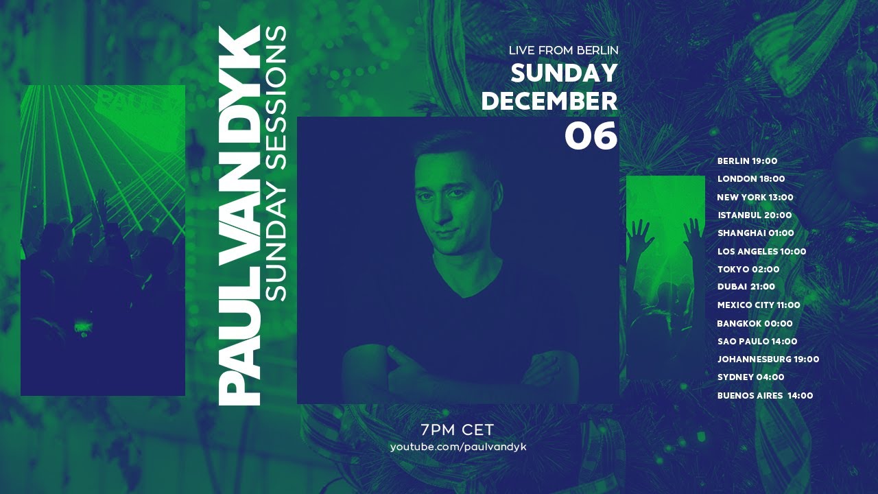 Paul van Dyk - Live @ Sunday Sessions #28 x ASeven Club Berlin, Germany 2020