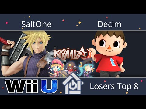KamiCon 2018 - SaltOne (Cloud) vs Decim (Villager) - Smash 4 Losers Top 8