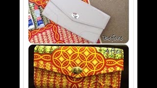DIY: How To Cover A Clutch Bag With African Ankara Farbic