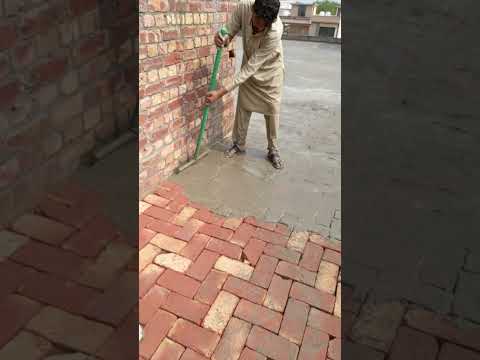 tiles grouting 2 step 0n roof brick tiles 47#youtubeshorts #youtube #shorts