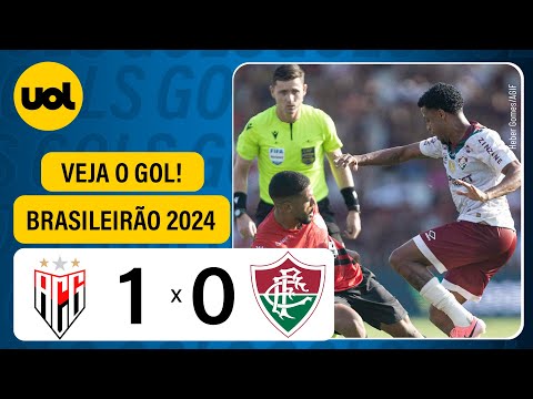 ATLÉTICO-GO 1 X 0 FLUMINENSE - BRASILEIRÃO 2024; VEJA O GOL DE JANDERSON