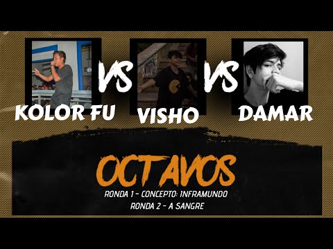 KOLOR FU vs. VISHO vs. DAMAR | 8vos | Kuarta Maestría Escrita | 2020 | #kuartamaestriaencasa