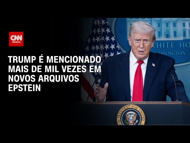 Trump é mencionado mais de mil vezes nos Arquivos Epstein recém-divulgados | HORA H