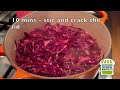 Christmas Braised Red Cabbage
