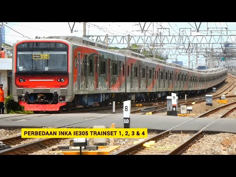KOMPILASI KRL INKA IE305 TRAINSET 1, 2, 3 & 4