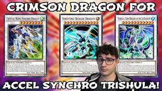 Yu-Gi-Oh! Duel Links || CRIMSON DRAGON MAKES IT REAL: ACCEL SYNCHRO TRISHULA ZERO WITH 2 QUASARS!