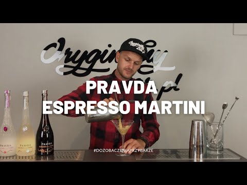 Jak zrobić Espresso Martini🍸?  drinki z wódką - Pravda Vodka Cocktails