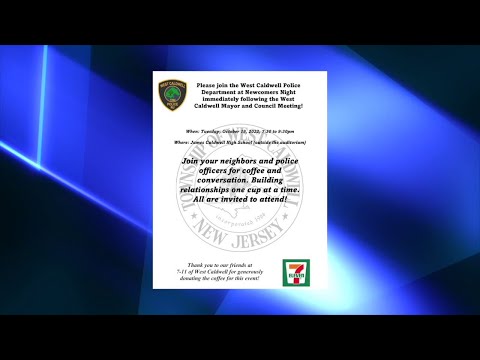 NJ West Caldwell Police Department & Newcomers Night