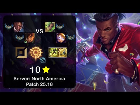 Lucian ADC + Milio vs Zeri + Blitzcrank - NA Challenger - Patch 25.18