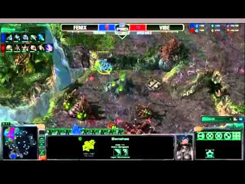 MLG Columbus 2011 - Starcraft II - Game 1 - FnaticFenix (T) VS SixVibe (Z) Part 1/2