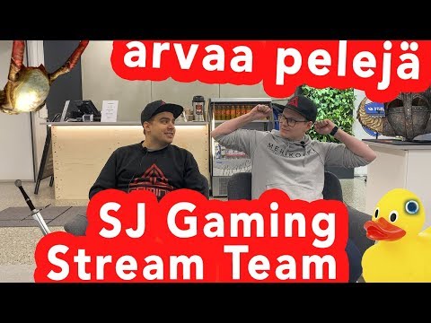 GGG3 v1.1: SJ Gaming Stream Team guesses videogames by content [Finnish audio / English subtitles]