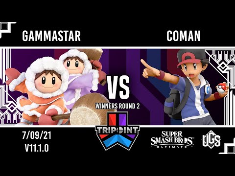 Tripoint Smash 104 - Winners Round 2 - GammaStar(Ice Climbers) Vs. Coman(Pokemon Trainer)