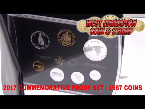 The Fine Silver 2017 Commemorative Proof Set Celebrating the Centennial Coins of 1967 (154940)