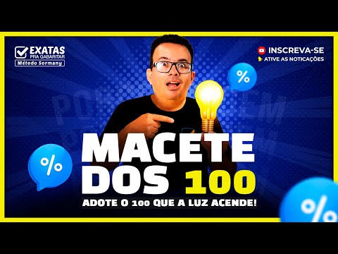 Matemática para Concursos-MACETE DOS 100 - NUNCA MAIS ERRE PORCENTAGEM!