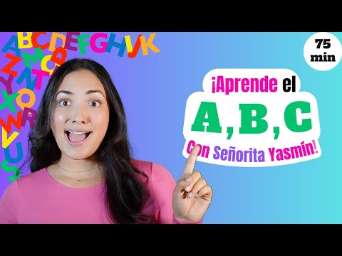 Spanish for littles - Español para pequeños con Señorita Yasmín - learn the ABCs and first words!