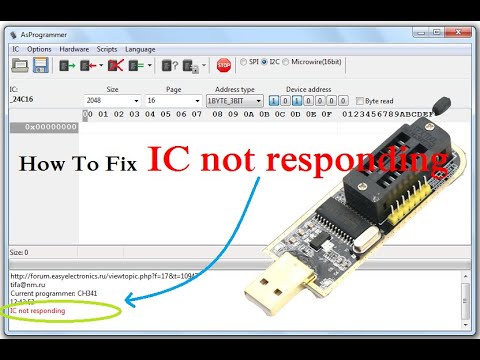 How To Fix IC not responding error on CH341A PROGRAMMER