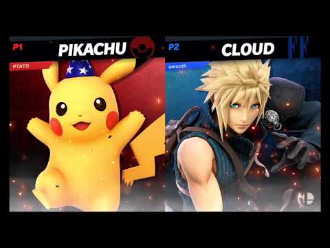 DarkP0tat0 (Pikachu) vs Smooth (Cloud) - Smash Ultimate 7.0.0