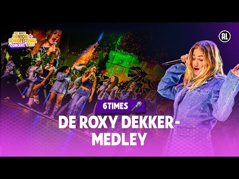 6TIMES - DE ROXY DEKKER MEDLEY [LIVE] | HET GROTE JUNIOR SONGFESTIVAL CONCERT 🎤