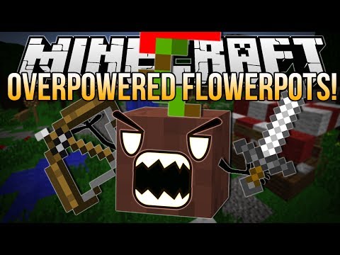 OVERPOWERED FLOWERPOTS | Minecraft: Block Hunt Minigame! Video