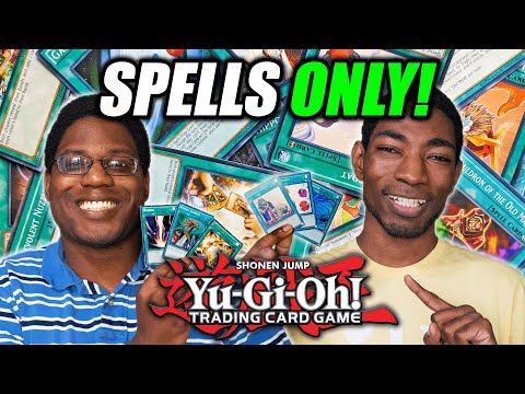 Playing Yugioh with Spell Cards Only!