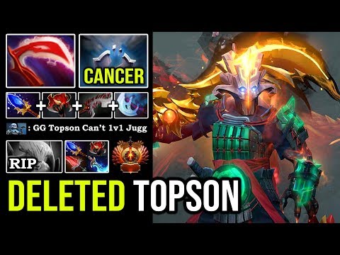 WTF -24 ARMOR Desolator Juggernaut EZ 1 Slash Deleted ALL Even Topson Can't Escape 100% IMBA DotA 2