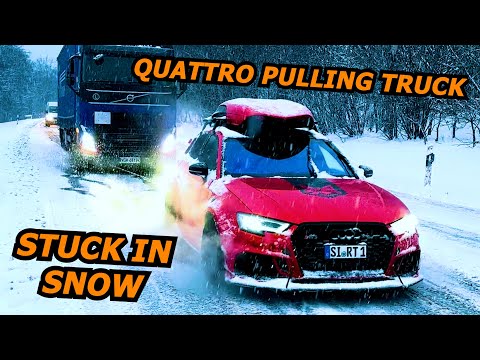 Top 10 proofs that Quattro is the best drive system - snow test