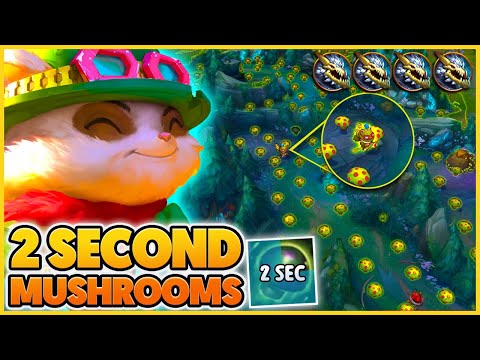I get a 2 SECOND COOLDOWN on Teemo Mushrooms... (4 AIR Dragons) - BunnyFuFuu | League of Legends