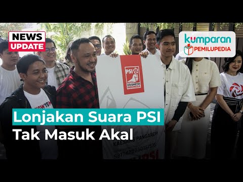 Lonjakan Suara PSI Melesat Sampai 3%, Dinilai Tak Masuk Akal