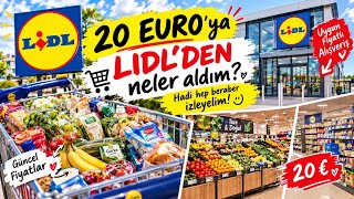 20 EURO’YA LIDL’DAN NELER ALDIM? 😱🛒 | Almanya Market Alışverişi Vlogu📝 