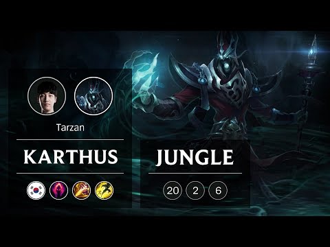 Karthus Jungle vs Elise - KR Challenger Patch 9.1
