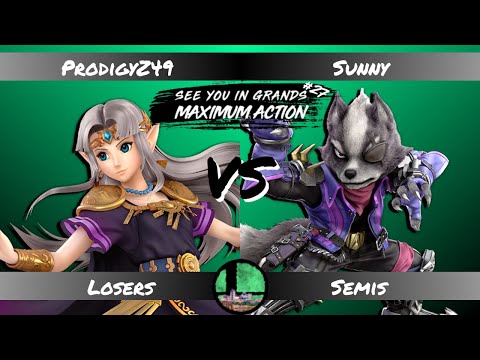 ProdigyZ49 (Zelda/R.O.B.) vs Sunny (Wolf) - Losers Semis - SUGMA #27