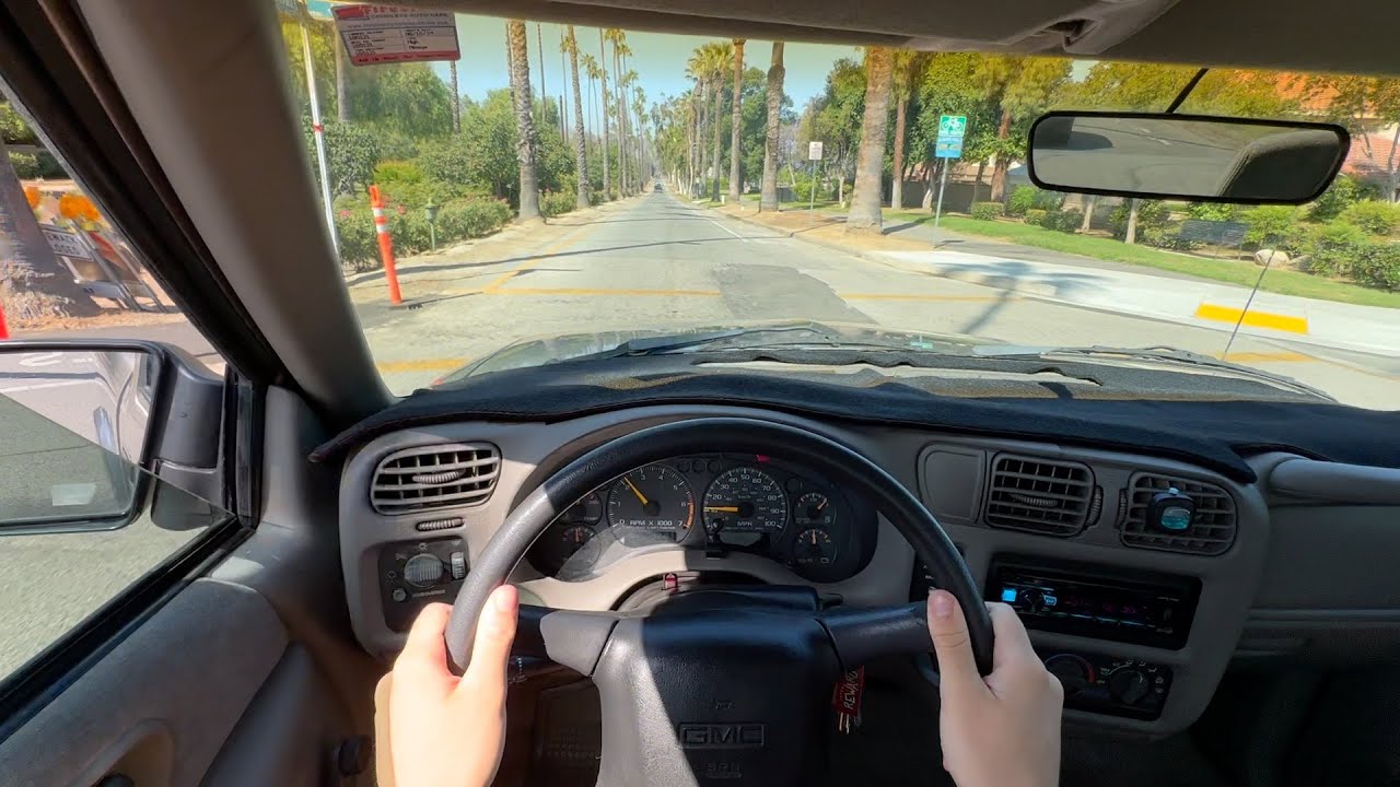 1999 GMC Sonoma - POV Cruise In Classic Pickup