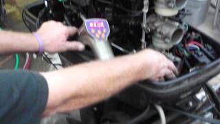 preview picture of video 'Force 90 Hp Outboard - Diagnostic of Surging Issue Using Dyno 8-18-14'