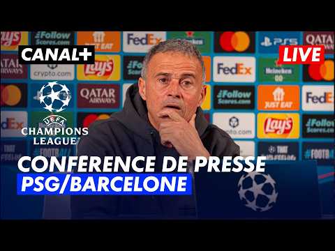 Conférence de presse avant Paris SG/FC Barcelone