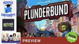 Plunderbund Board Game – What to Expect, Kickstarter Preview (PUNCHY summary of game rule!)