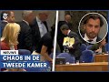 Beelden: kabinet loopt weg bij speech Baudet