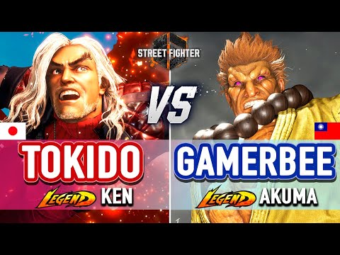 SF6 🔥 Tokido (Ken) vs Gamerbee (Akuma) 🔥 SF6 High Level Gameplay