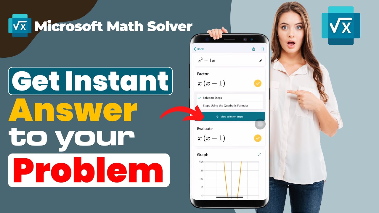 How to Solve Problems in Microsoft Math Solver App? Microsoft Math Solver Tutorial