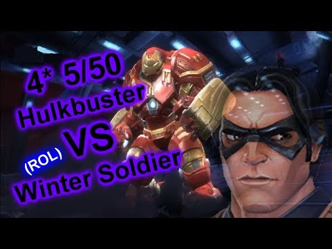 4 Star 5/50 Hulkbuster VS Realm Of Legends Winter Soldier - Marvel Contest Of Champions