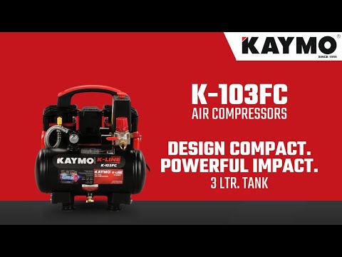 Kaymo Air Compressor K-103FC
(3 Litres)