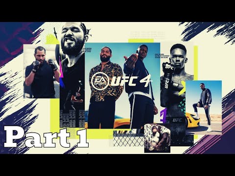 UFC 4 Career Mode Walkthrough Gameplay No Commentary Part 1 - THE BASICS