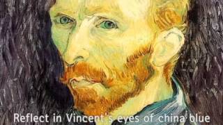 Vincent - Don McLean ( Starry, Starry Night) With Lyrics-Gogh&#39;s works