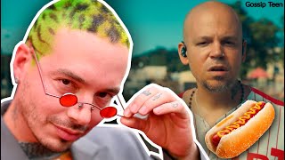 J Balvin Le Responde A Residente Tras Comprar Su Música Con Un Carrito De Hot Dog