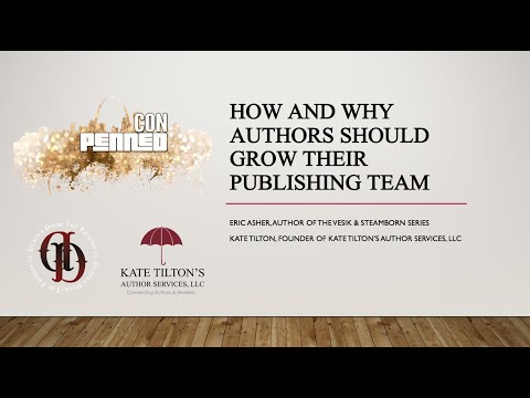 How and Why Authors Should Grow Their Publishing Team