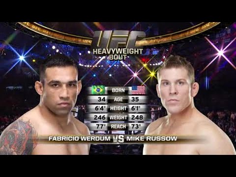 Fabricio Werdum vs Mike Russow full fight