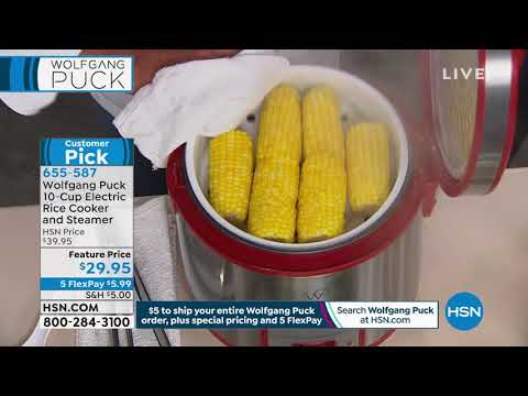 Wolfgang Puck 10Cup Electric Rice Cooker and Steamer