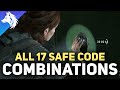 The Last of Us Part 2 Remastered - All 17 Safe Codes & Combinations + All  Door & Gate Codes
